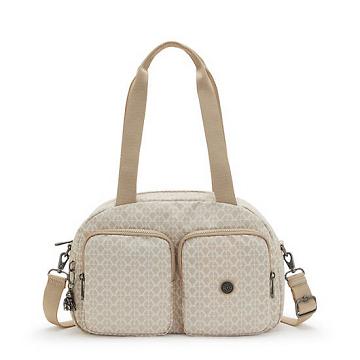 Kipling Cool Defea Klassiska Printed Axelväska Beige | SE 1825LI